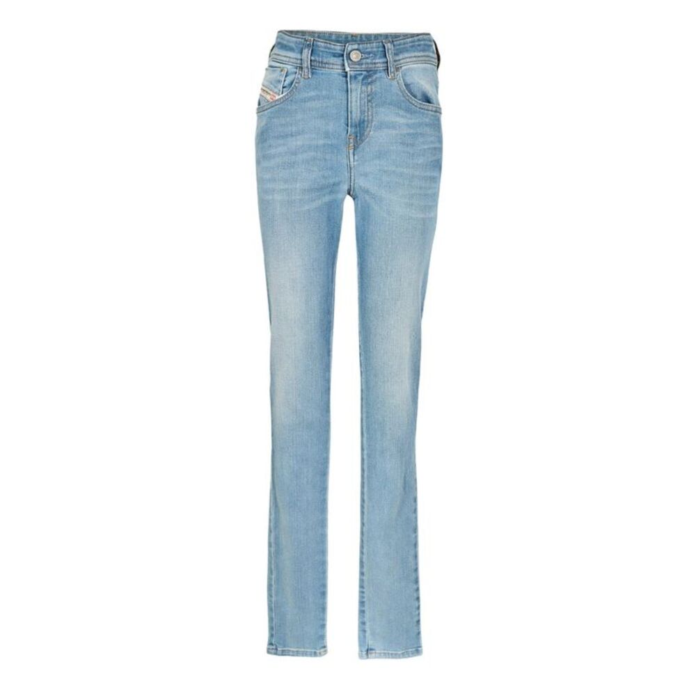 Diesel Womens/Ladies 5 Pockets Straight Leg Jeans / Blue Denim